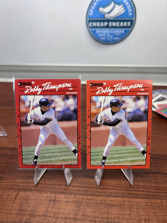 Cheap Sneaks Footwear/Sports Cards Baseball Card Robby Thompson 1990 Donruss #140 San Francisco Giants