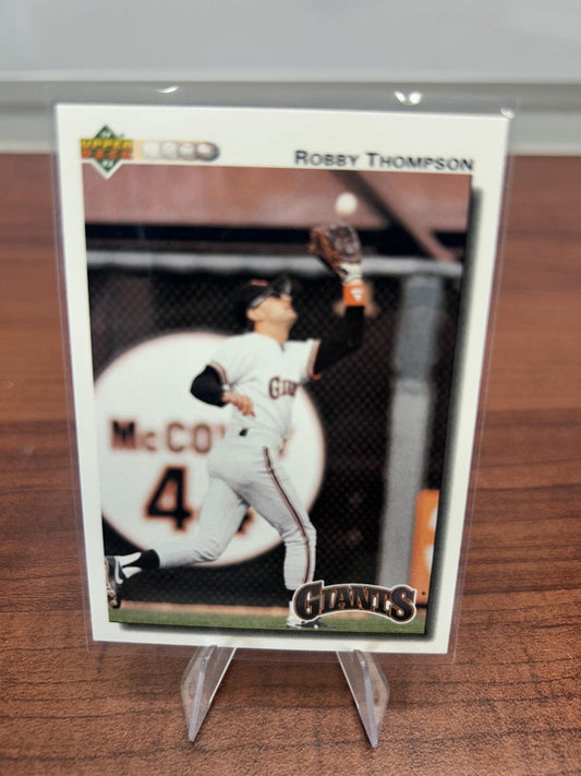 Cheap Sneaks Footwear/Sports Cards Baseball Card Robby Thompson 1992 Upper Deck #286 San Francisco Giants