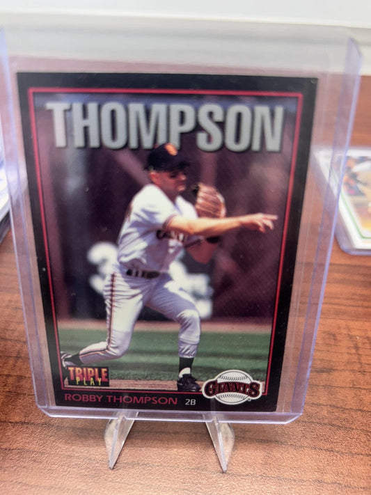 Cheap Sneaks Footwear/Sports Cards Baseball Card Robby Thompson 1993 Triple Play #81 San Francisco Giants