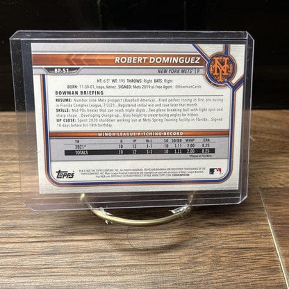Cheap Sneaks Footwear/Sports Cards Baseball Card Robert Dominguez 2022 Bowman #BP-51 Bowman 1st Prospects