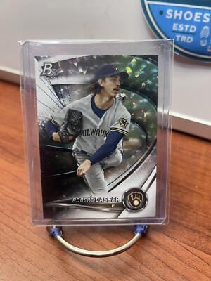 Cheap Sneaks Footwear/Sports Cards Baseball Card Robert Gasser 2022 Bowman Platinum Ice Foilboard #TOP-15 Brewers