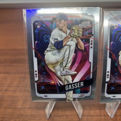 Cheap Sneaks Footwear/Sports Cards Baseball Card Robert Gasser (RC) 2024 Topps Cosmic Chrome Baseball #141 + Bonus Card