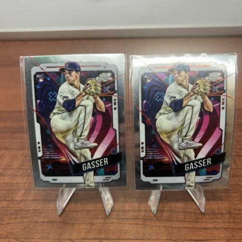 Cheap Sneaks Footwear/Sports Cards Baseball Card Robert Gasser (RC) 2024 Topps Cosmic Chrome Baseball #141 + Bonus Card