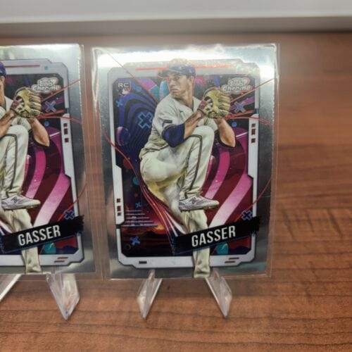 Cheap Sneaks Footwear/Sports Cards Baseball Card Robert Gasser (RC) 2024 Topps Cosmic Chrome Baseball #141 + Bonus Card