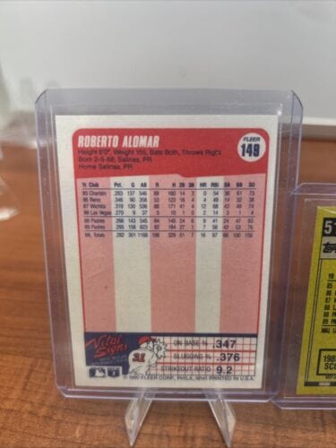 Cheap Sneaks Footwear/Sports Cards Baseball Card Roberto Alomar San Diego Padres 5 Card Lot 91 Upper Deck,90/91Topps/Sc
