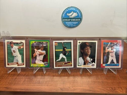 Cheap Sneaks Footwear/Sports Cards Baseball Card Roberto Alomar San Diego Padres 5 Card Lot 91 Upper Deck,90/91Topps/Sc