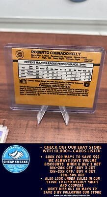 Cheap Sneaks Footwear/Sports Cards Baseball Card Roberto Kelly 1989 Donruss #433 New York Yankees