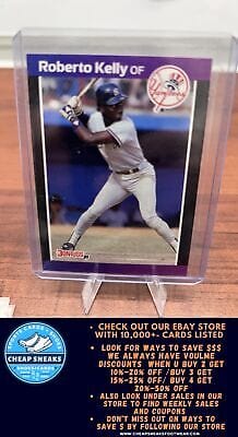Cheap Sneaks Footwear/Sports Cards Baseball Card Roberto Kelly 1989 Donruss #433 New York Yankees