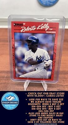 Cheap Sneaks Footwear/Sports Cards Baseball Card Roberto Kelly 1990 Donruss #192 New York Yankees