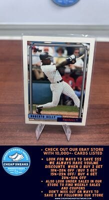 Cheap Sneaks Footwear/Sports Cards Baseball Card Roberto Kelly 1992 Topps #266 New York Yankees