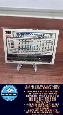 Cheap Sneaks Footwear/Sports Cards Baseball Card Roberto Kelly 1992 Topps #266 New York Yankees