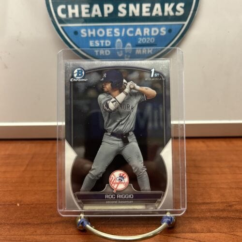 Cheap Sneaks Footwear/Sports Cards Baseball Card Roc Riggio 2023 1st Bowman Chrome Draft Card #BDC-30  New York Yankees
