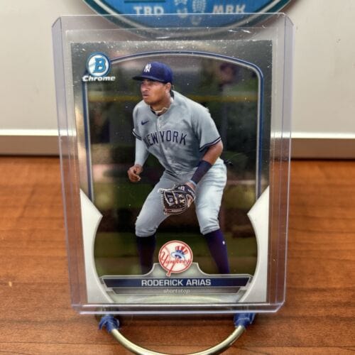 Cheap Sneaks Footwear/Sports Cards Baseball Card Roderick Arias 2023 Bowman Chrome Prospect Card #BCP-135 New York Yank