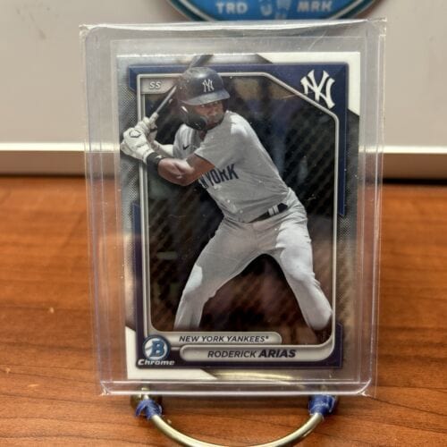 Cheap Sneaks Footwear/Sports Cards Baseball Card Roderick Arias 2024 Bowman Chrome Prospects #BCP-100 New York Yankees