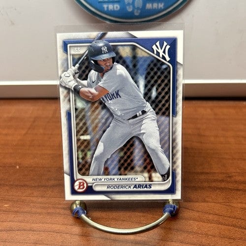Cheap Sneaks Footwear/Sports Cards Baseball Card Roderick Arias 2024 Bowman Prospect #BP-100 RC New York Yankees Baseba