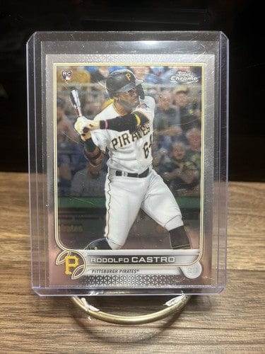 Cheap Sneaks Footwear/Sports Cards Baseball Card Rodolfo Castro Rookie Card 2022 Topps Chrome #7 Pittsburgh Pirates RC