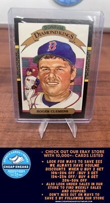 Cheap Sneaks Footwear/Sports Cards Baseball Card Roger Clemens 1987 Donruss #2 Boston Red Sox