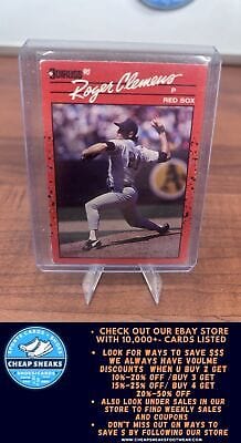 Cheap Sneaks Footwear/Sports Cards Baseball Card Roger Clemens 1990 Donruss #184c Boston Red Sox