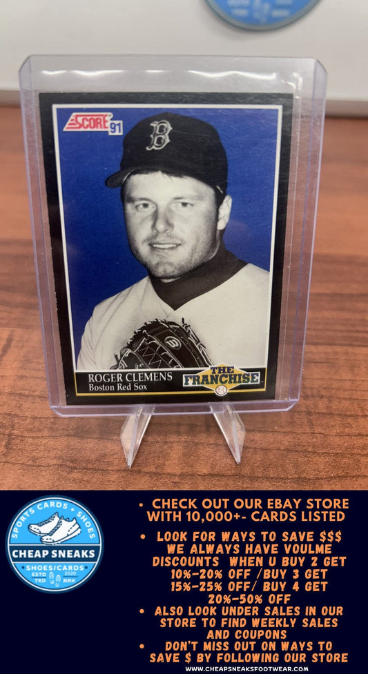 Cheap Sneaks Footwear/Sports Cards Baseball Card Roger Clemens 1991 Score #850 Boston Red Sox