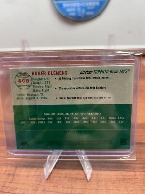 Cheap Sneaks Footwear/Sports Cards Baseball Card Roger Clemens 2023 Topps Chrome Platinum Anniversary Refractor #469 Bl