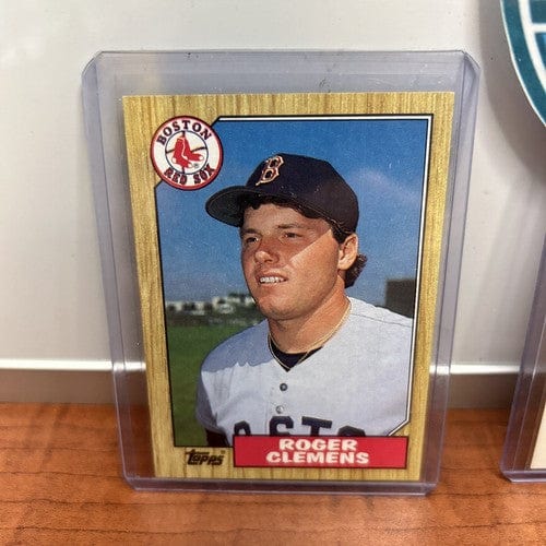Cheap Sneaks Footwear/Sports Cards Baseball Card Roger Clemens Lot (3) Boston Red Sox 1987 Topps + 88 Topps A.S. + 90 U