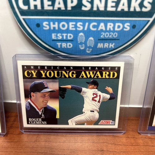Cheap Sneaks Footwear/Sports Cards Baseball Card Roger Clemens Lot (3) Boston Red Sox 1989 Upper Deck+Donruss+ 92 Score