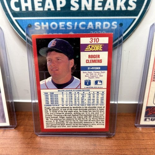 Cheap Sneaks Footwear/Sports Cards Baseball Card Roger Clemens Lot (3) Boston Red Sox 1990 Upperdeck+Fleer+Score