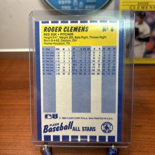 Cheap Sneaks Footwear/Sports Cards Baseball Card Roger Clemens Lot (3) Boston Red Sox 1991 Upper Deck+1988 Fleer+1991 F
