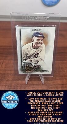 Cheap Sneaks Footwear/Sports Cards Baseball Card Rogers Hornsby 2022 Topps Allen & Ginter #326 Chicago Cubs