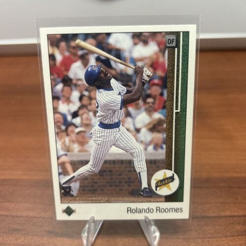 Cheap Sneaks Footwear/Sports Cards Baseball Card Rolando Roomes RC Rookie 1989 Upper Deck #6 Chicago Cubs