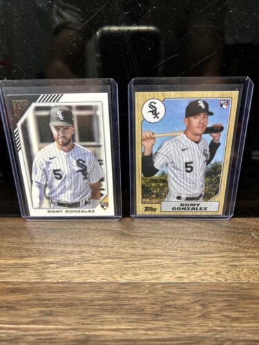 Cheap Sneaks Footwear/Sports Cards Baseball Card Romy Gonzalez Rookie Lot (2) White Sox 2022 Topps Gallery ,2022 Archiv