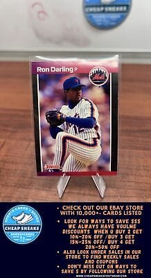 Cheap Sneaks Footwear/Sports Cards Baseball Card Ron Darling 1989 Donruss #171 New York Mets