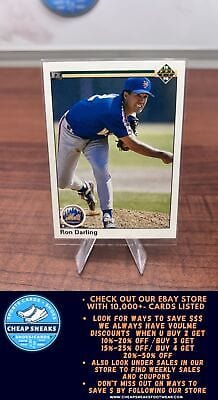 Cheap Sneaks Footwear/Sports Cards Baseball Card Ron Darling 1990 Upper Deck #241 New York Mets