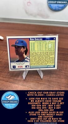 Cheap Sneaks Footwear/Sports Cards Baseball Card Ron Darling 1991 Score #456 New York Mets