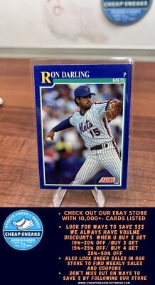Cheap Sneaks Footwear/Sports Cards Baseball Card Ron Darling 1991 Score #456 New York Mets