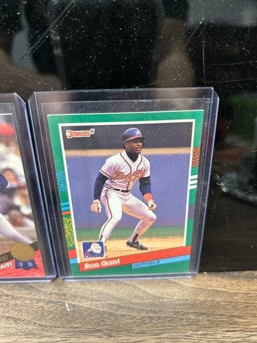 Cheap Sneaks Footwear/Sports Cards Baseball Card Ron Gant Lot(4) 1989 Topps RC,91 Donruss,92&93 Leaf Atlanta Braves