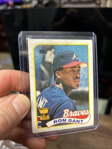Cheap Sneaks Footwear/Sports Cards Baseball Card Ron Gant Lot(4) 1989 Topps RC,91 Donruss,92&93 Leaf Atlanta Braves