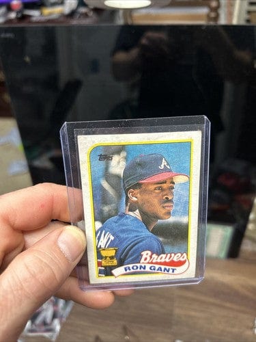 Cheap Sneaks Footwear/Sports Cards Baseball Card Ron Gant Lot(4) 1989 Topps RC,91 Donruss,92&93 Leaf Atlanta Braves