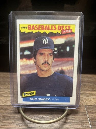 Cheap Sneaks Footwear/Sports Cards Baseball Card Ron Guidry New York Yankees 1986 Fleer Baseballs Best #14 Baseball Car