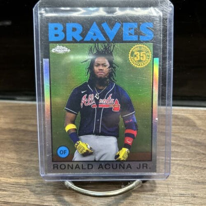 Cheap Sneaks Footwear/Sports Cards Baseball Card 🔥Ronald Acuna Jr. 2021 Topps Chrome 1986 Topps Baseball #86BC-3 Ref