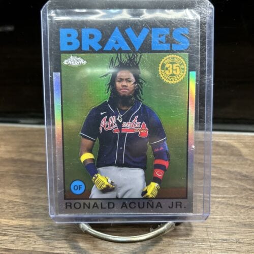 Cheap Sneaks Footwear/Sports Cards Baseball Card 🔥Ronald Acuna Jr. 2021 Topps Chrome 1986 Topps Baseball #86BC-3 Ref
