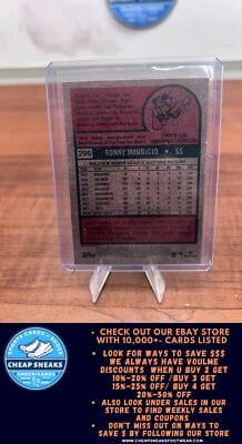 Cheap Sneaks Footwear/Sports Cards Baseball Card Ronny Mauricio RC 2024 Topps Heritage #296 New York Mets