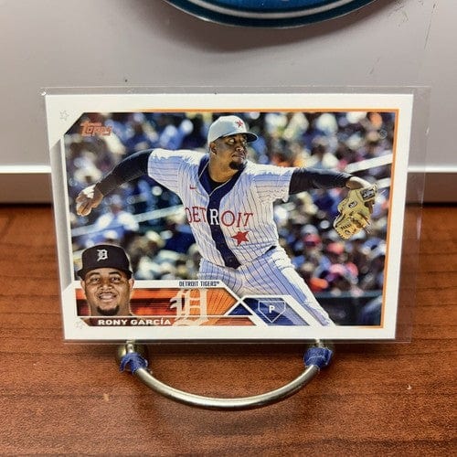 Cheap Sneaks Footwear/Sports Cards Baseball Card RONY GARCIA 2023 Topps Series One Baseball #231 Detroit Tigers Pitcher