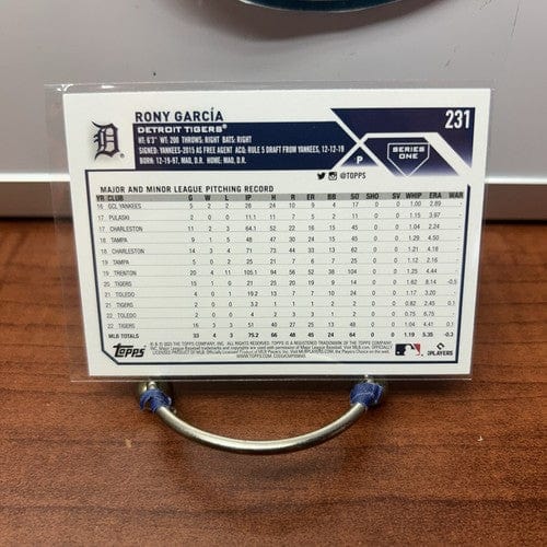 Cheap Sneaks Footwear/Sports Cards Baseball Card RONY GARCIA 2023 Topps Series One Baseball #231 Detroit Tigers Pitcher