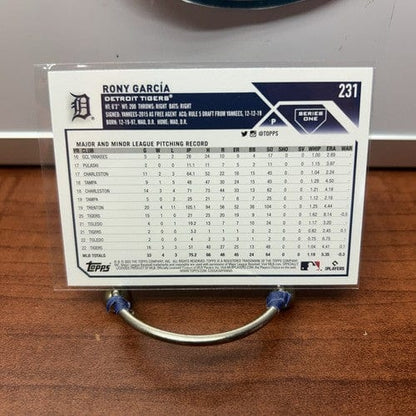Cheap Sneaks Footwear/Sports Cards Baseball Card RONY GARCIA 2023 Topps Series One Baseball #231 Detroit Tigers Pitcher