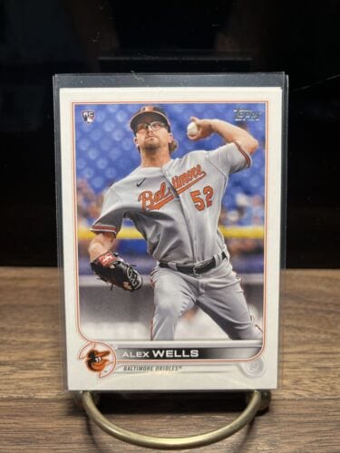Cheap Sneaks Footwear/Sports Cards Baseball Card Rookie Alex Wells #118 Baltimore Orioles RC Baseball Card 2022 Topps S