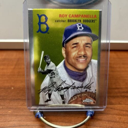 Cheap Sneaks Footwear/Sports Cards Baseball Card Roy Campanella 2023 Topps Chrome Platinum Anniversary Dodgers Card #49
