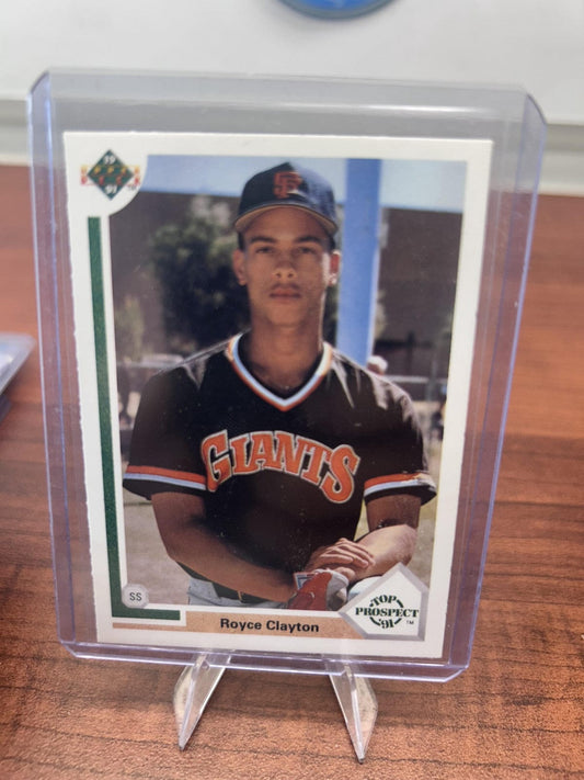 Cheap Sneaks Footwear/Sports Cards Baseball Card Royce Clayton 1991 Upper Deck #61 San Francisco Giants