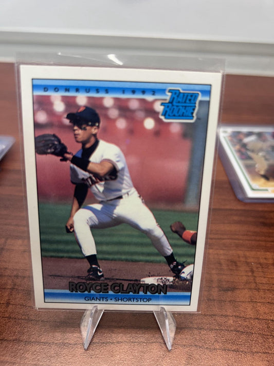 Cheap Sneaks Footwear/Sports Cards Baseball Card Royce Clayton 1992 Donruss #397 San Francisco Giants