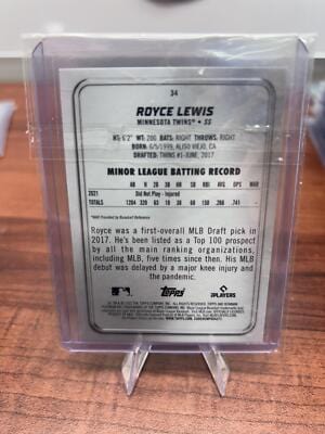 Cheap Sneaks Footwear/Sports Cards Baseball Card Royce Lewis RC 2022 Bowman Platinum #34 Minnesota Twins